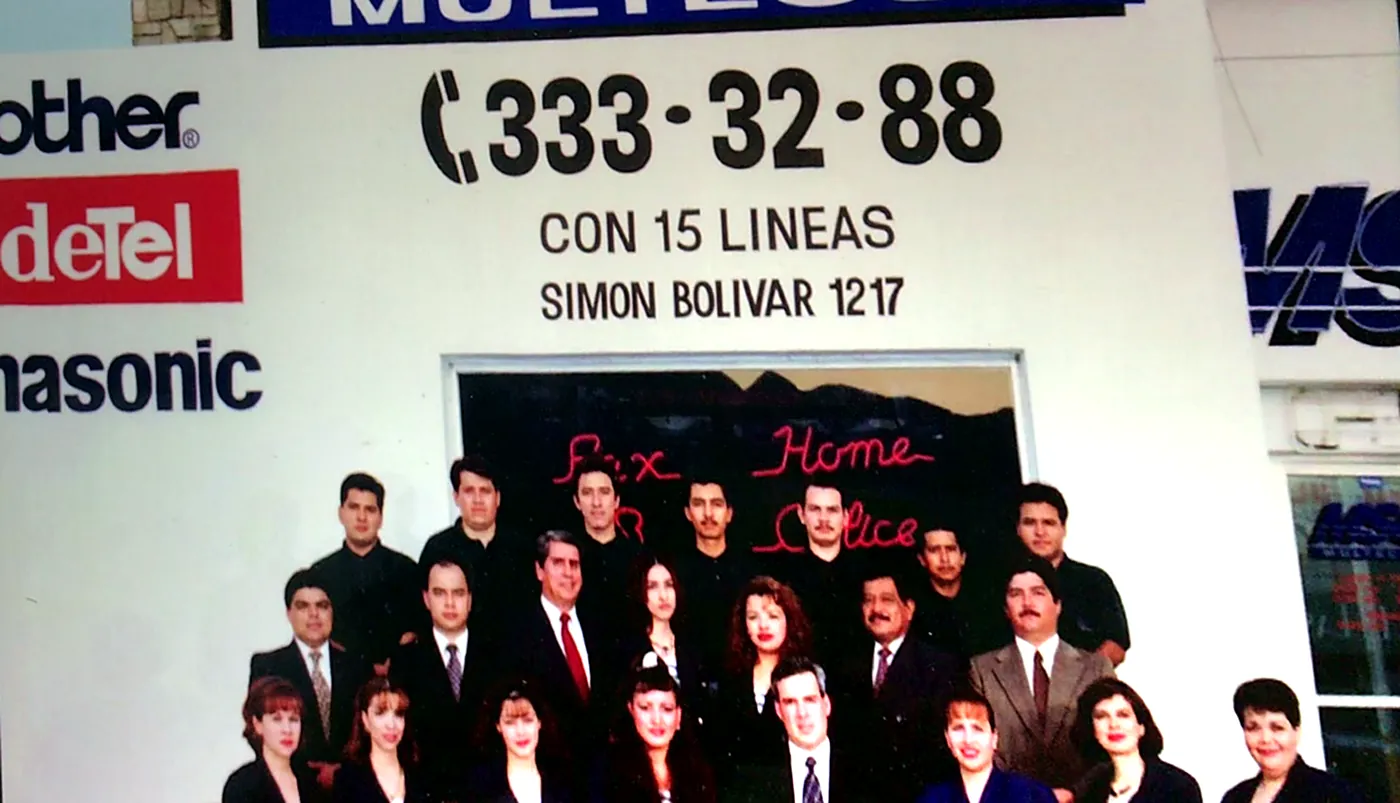 Personal completo de Multecsa en 1995, en la etapa de gran crecimiento de la empresa