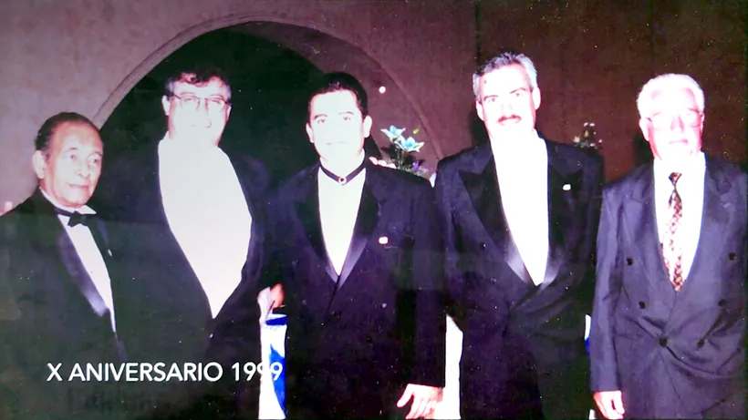 Directivos de Multecsa en el décimo aniversario, 1999