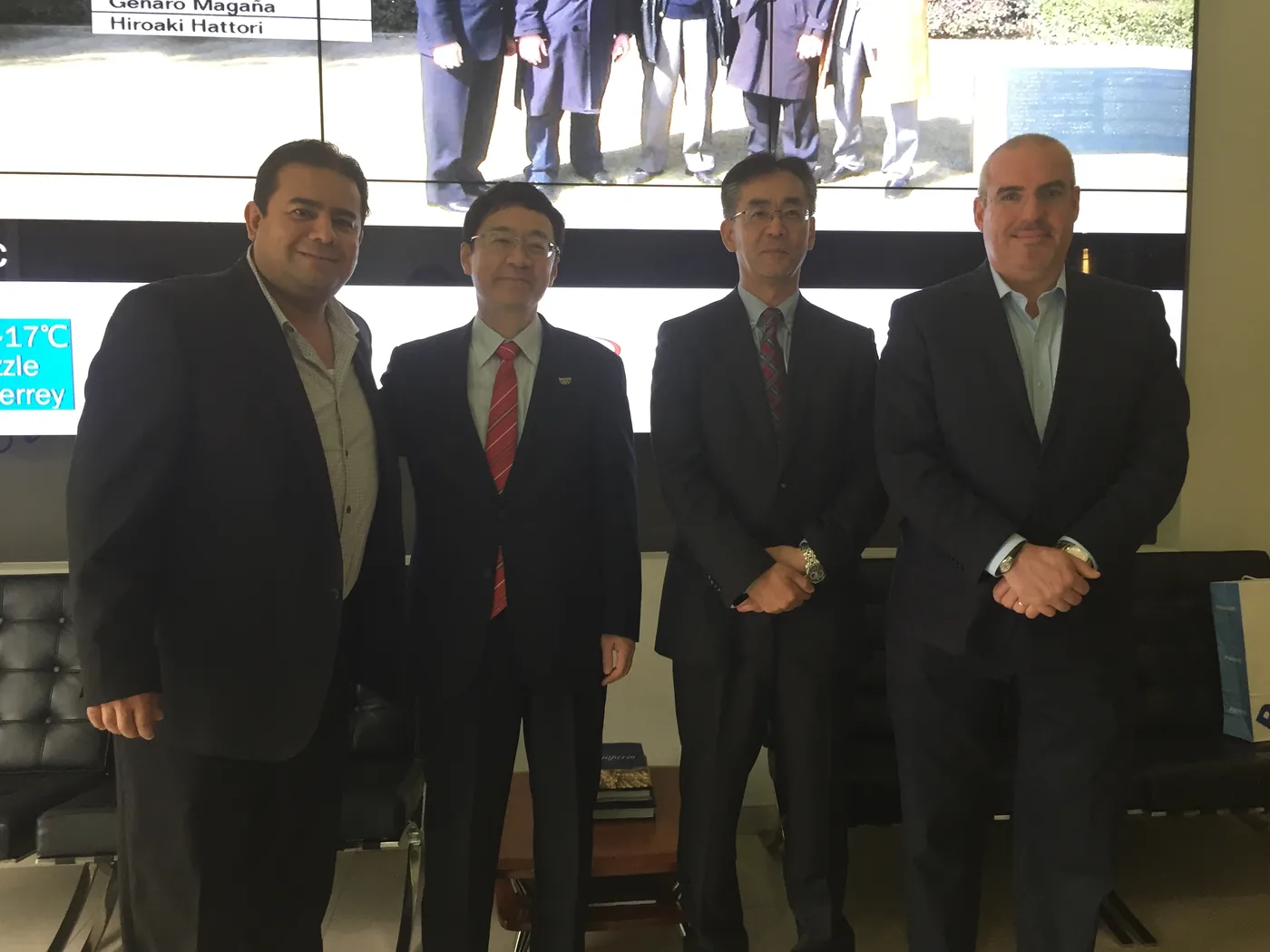 Reunión con directivos de Panasonic en las oficinas del Grupo en Monterrey